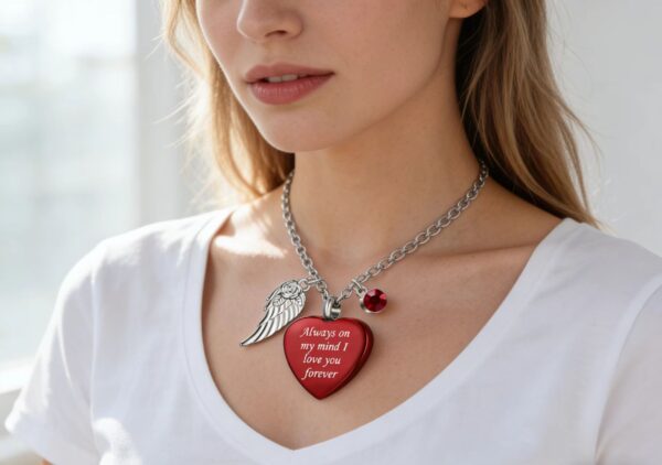 Forever in My Heart Cremation Necklace – Commemorative Jewelry