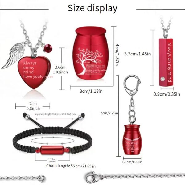 Forever in My Heart Cremation Necklace – Commemorative Jewelry