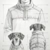 Luxury Pet Outfit Design Sketches - Personalized Concepts (Manufacturing Excluded)