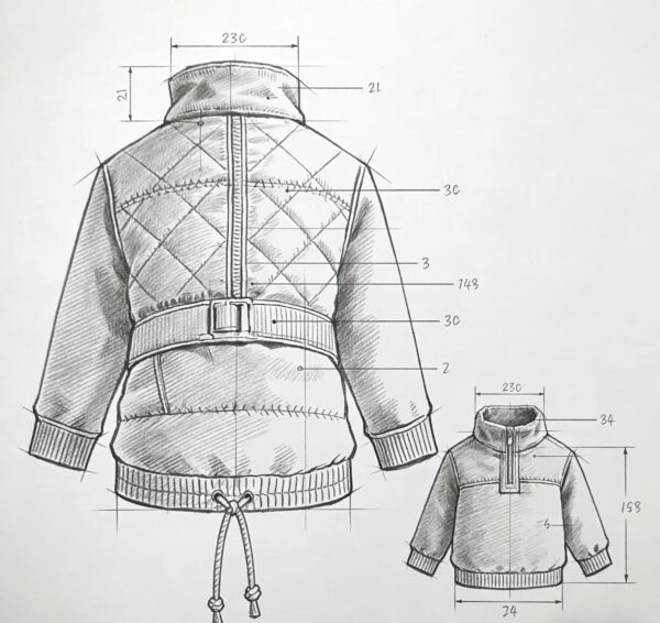 Luxury Pet Outfit Design Sketches - Personalized Concepts (Manufacturing Excluded)