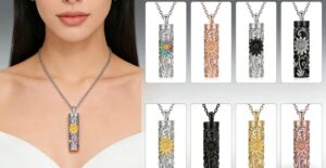 Sunflower Commemorative Necklace