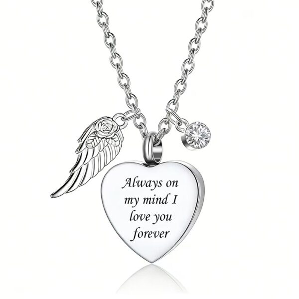Forever in My Heart Cremation Necklace – Commemorative Jewelry