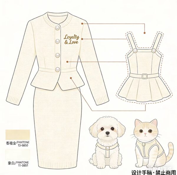 ooking for a unique pet apparel design? Contact us to get started.