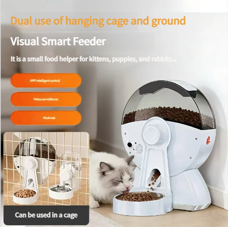 Smart WiFi Pet Feeder with HD Camera | Automatic Feeding for Dogs & Cats