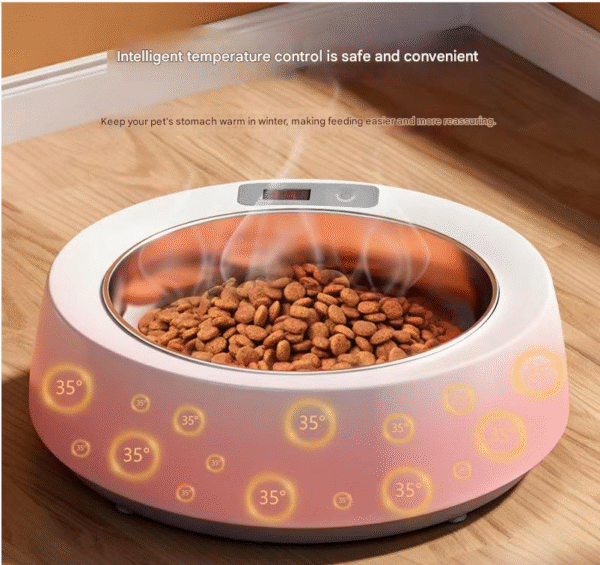 Smart Pet Bowl 35°C 🐶🐱 Keep Food Warm All Day!