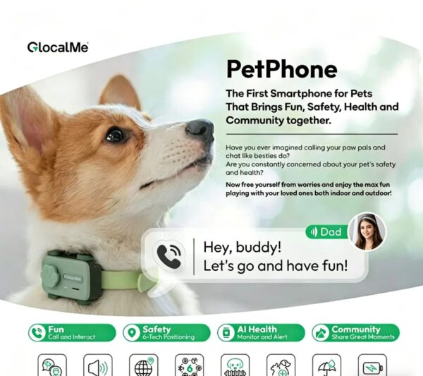 Pet tracking devices that allow you to contact your pet if it gets lost.