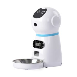 Smart Automatic Pet Feeder for Cats & Dogs – Timed Portion Control with Voice Recording