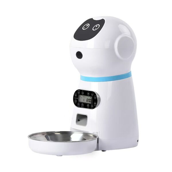 Smart Automatic Pet Feeder for Cats & Dogs – Timed Portion Control with Voice Recording