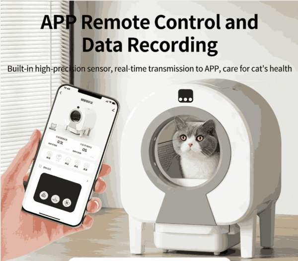 AI Smart Self-Cleaning Cat Litter Box | APP Remote Control