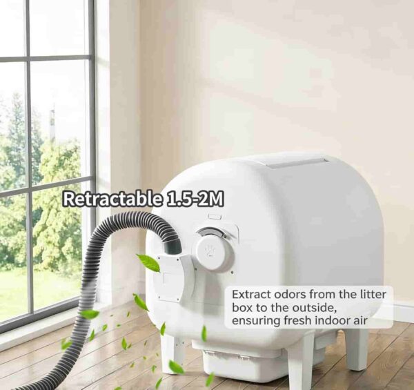 AI Smart Self-Cleaning Cat Litter Box | APP Remote Control