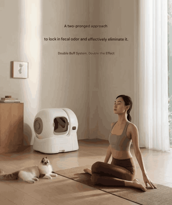 Smart Self-Cleaning Cat Litter Box with Auto Refill & Odor Control