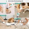 7-in-1 Pet Grooming Vacuum Kit for Dogs & Cats – Hair Clipper, Deshedding Brush & Fur