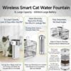 Automatic Cat Water Fountain – Wireless Smart Pet Drinking Fountain