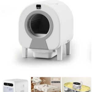 AI Smart Self-Cleaning Cat Litter Box | APP Remote Control