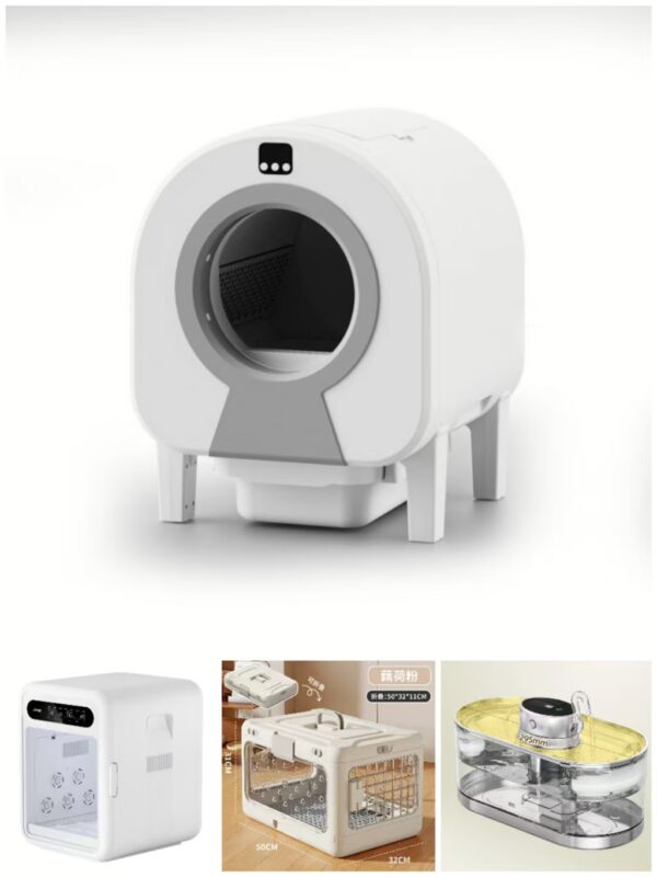 AI Smart Self-Cleaning Cat Litter Box | APP Remote Control