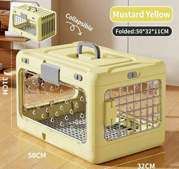 微信图片_20260409180959_59_1324 Collapsible Pet Travel Carrier | Portable Kennel for Cats & Small Dogs