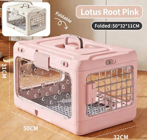 微信图片_20260409181000_60_1324 Collapsible Pet Travel Carrier | Portable Kennel for Cats & Small Dogs