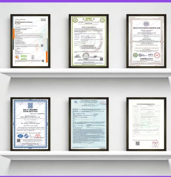 Pet Food and Supplies with International Certification