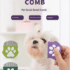 Pet Facial & Flea Comb: An Ultra-Fine, Safe Grooming Tool Designed Specifically for Dogs and Cats