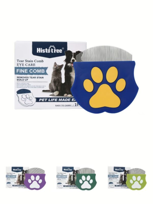 Pet Facial & Flea Comb: An Ultra-Fine, Safe Grooming Tool Designed Specifically for Dogs and Cats