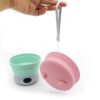 微信图片_20260505191003_1708_37 3-in-1 Collapsible Pet Travel Bowl, Portable Dog Cat Food Water Bowl with Lid, Leak-Proof & Easy Clean for Walking Hiking