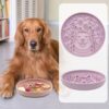 微信图片_20260505193926_1725_37 Silicone Slow Feeder Dog Bowl, Non-Slip Suction Cup Pet Slow Eating Bowl for Medium Dogs, Anti-Choking Interactive Puzzle Feeder