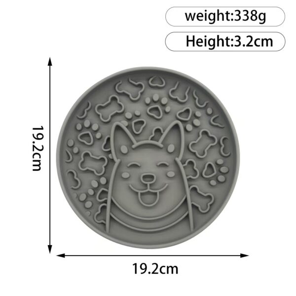 微信图片_20260505193928_1727_37 Silicone Slow Feeder Dog Bowl, Non-Slip Suction Cup Pet Slow Eating Bowl for Medium Dogs, Anti-Choking Interactive Puzzle Feeder