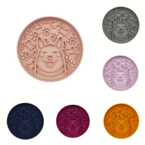 微信图片_20260505193930_1728_37 Silicone Slow Feeder Dog Bowl, Non-Slip Suction Cup Pet Slow Eating Bowl for Medium Dogs, Anti-Choking Interactive Puzzle Feeder