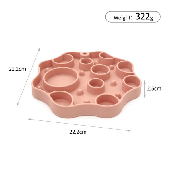 微信图片_20260505193932_1730_37 Silicone Slow Feeder Dog Bowl, Non-Slip Suction Cup Pet Slow Eating Bowl for Medium Dogs, Anti-Choking Interactive Puzzle Feeder
