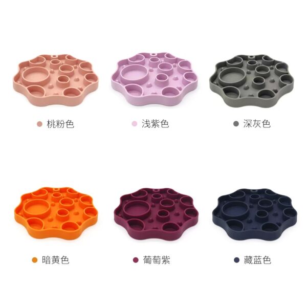 微信图片_20260505193933_1731_37 Silicone Slow Feeder Dog Bowl, Non-Slip Suction Cup Pet Slow Eating Bowl for Medium Dogs, Anti-Choking Interactive Puzzle Feeder