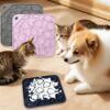 Silicone Pet Lick Mat, Slow Feeder & Anxiety Relief Mat for Dogs and Cats