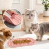 Silicone Pet Lick Mat, Slow Feeder & Anxiety Relief Mat for Dogs and Cats