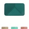 Silicone Pet Lick Mat, Slow Feeder & Anxiety Relief Mat for Dogs and Cats