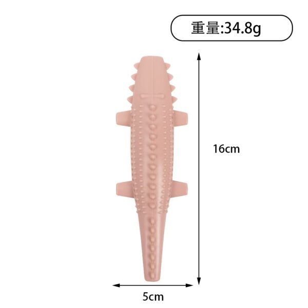 Silicone Crocodile-Shaped Cat Toothbrush Toy — Built-in Catnip, Teeth-Cleaning & Grinding Stick — Food-Grade, Bite-Resistant Chew Toy — Suitable for Adult Cats & Kittens