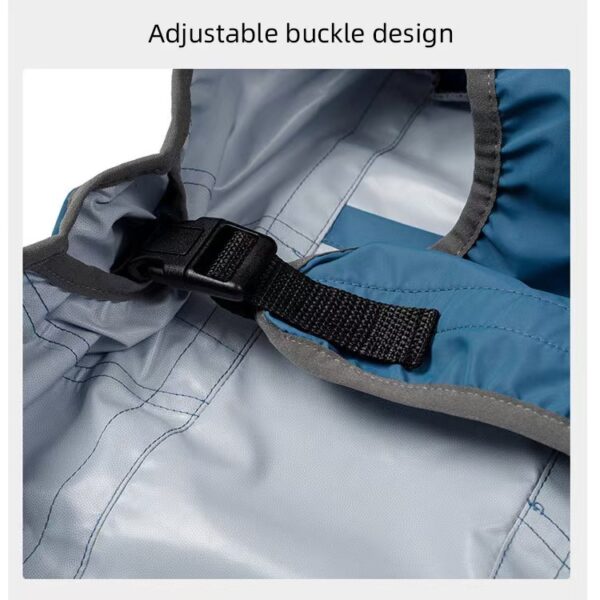 Adjustable Oxford Waterproof Dog Raincoat